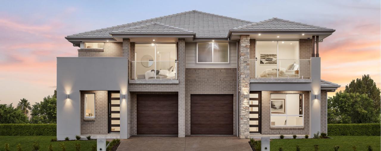 Duplex Display Home New Duplex Homes Design Sydney