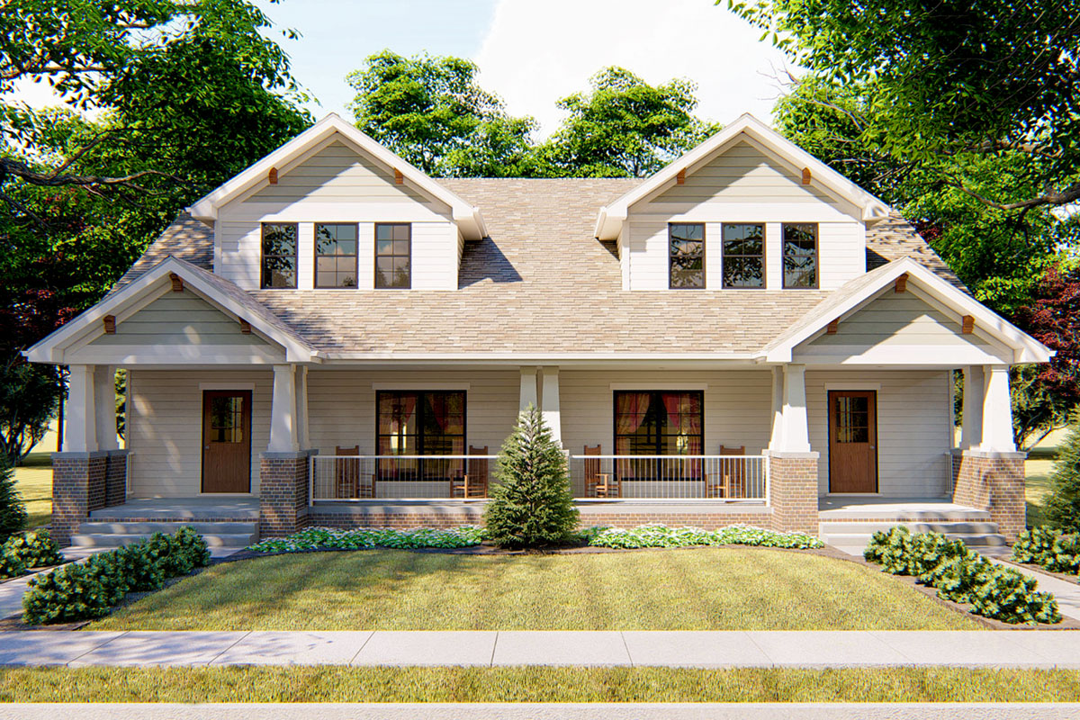 Architectural Design Duplex Home vanhoygraphicdesign