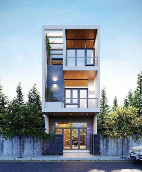 Dream House (22) Exterior design, Duplex house design, House design