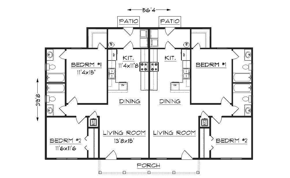 Duplex Apartments Floor Plans / Large selection of popular floor plan