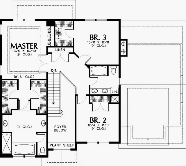One Story House Plans with 2 Master Suites AyanaHouse