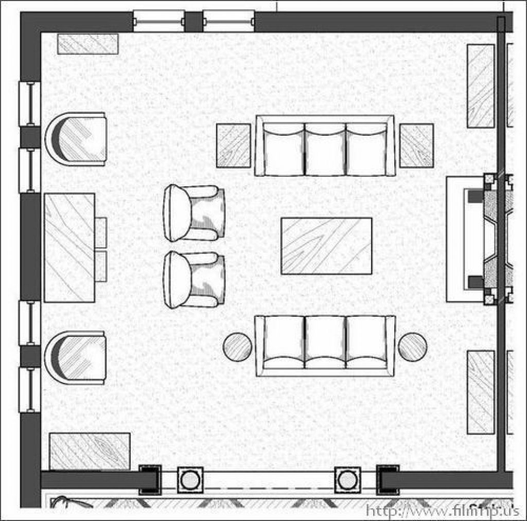 Great Inspiration Living Room Floor Plan, New!