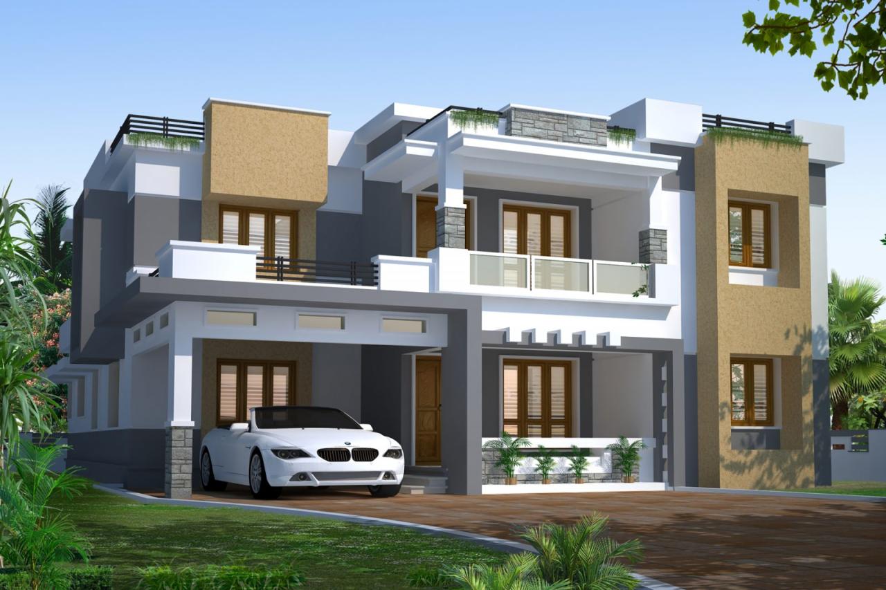 Modern Kerala Contemporary Home Design 2710 sq ft