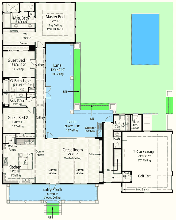 30+ One Floor L Shaped House Plans