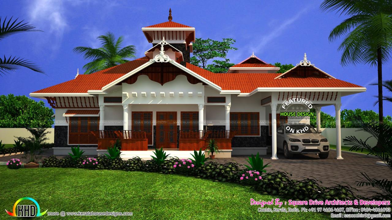 Super beautiful Kerala traditional home Kerala home design and floor
