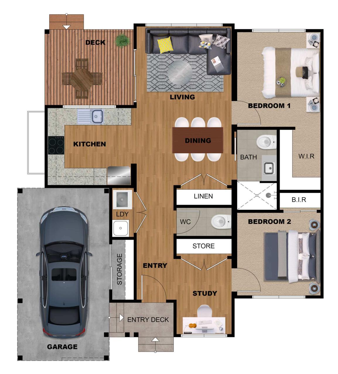 2D 3D Floor Plan Rendering Services Rendered Floor Plans Best Price