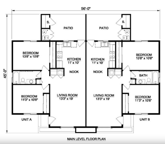 Top 10 Duplex Plans that Look Like SingleFamily Homes Houseplans