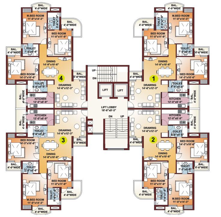 9 best Residential Tower Floor Plan images on Pinterest Floor plans