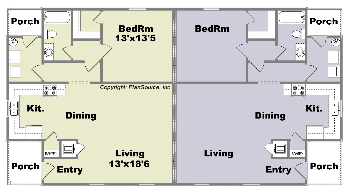 19 Genius One Bedroom Duplex Plans JHMRad