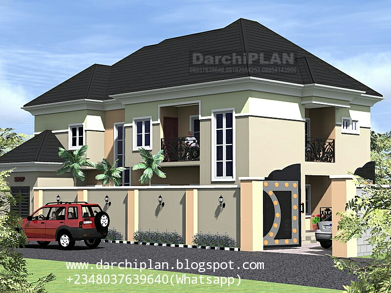 NIGERIA BUILDING STYLE(Architectural Designs by DarchiPLAN HOMES) TWO